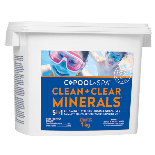 CLEAN + CLEAR MINERALS ( 1 KG ) - Granular Pool and Spa Algaecide