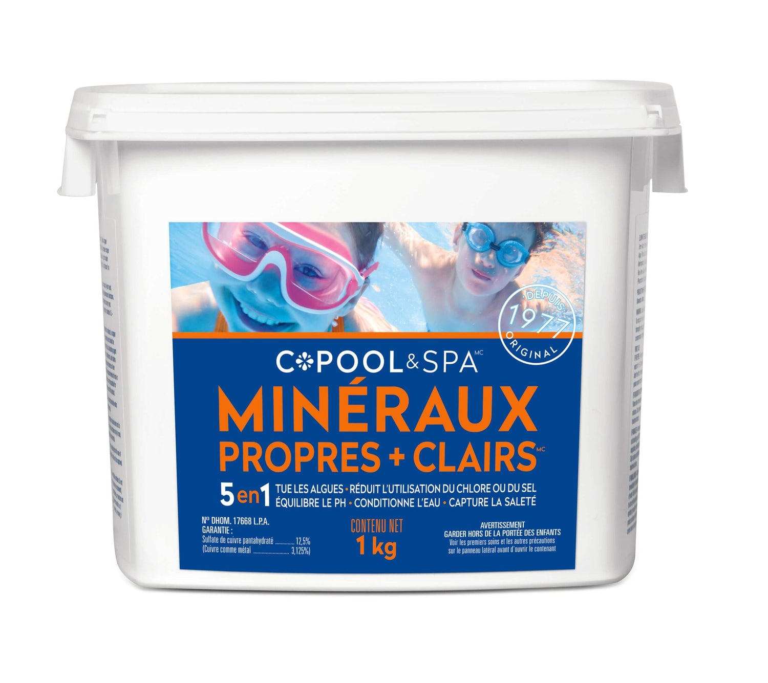 CLEAN + CLEAR MINERALS ( 1 KG ) - Granular Pool and Spa Algaecide