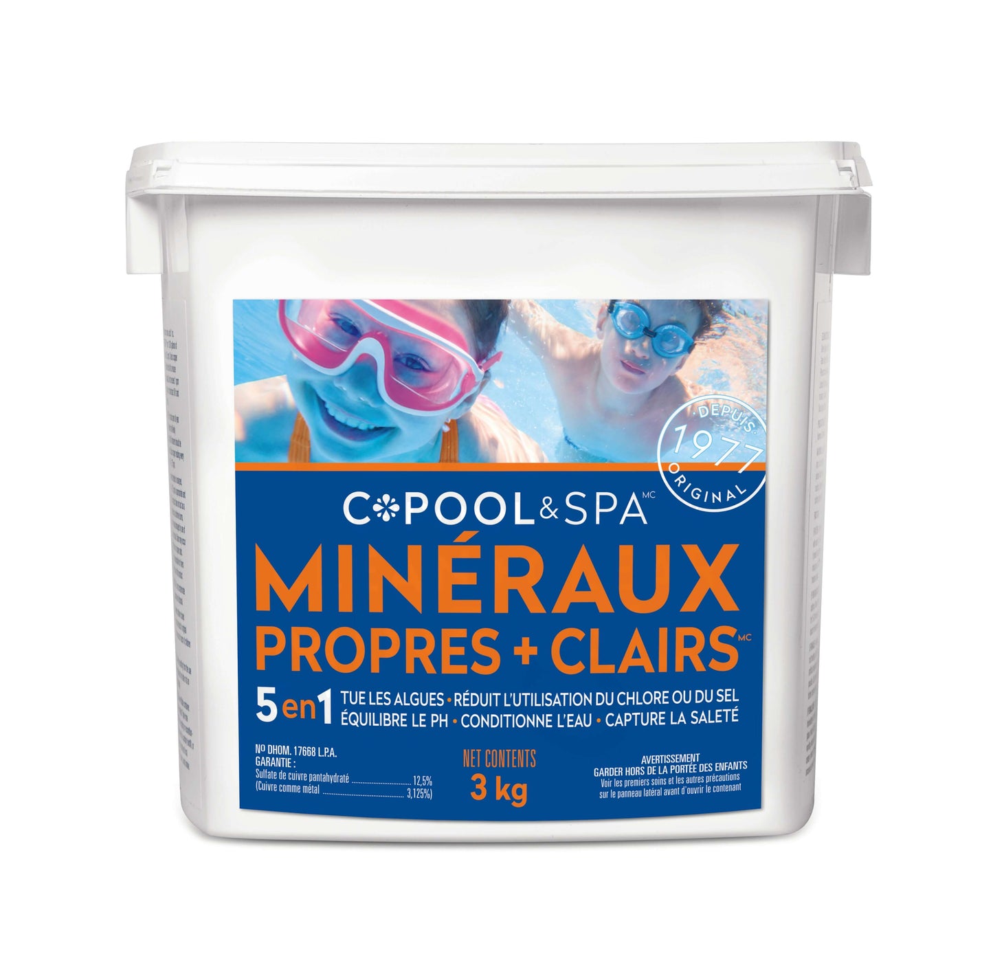 CLEAN + CLEAR MINERALS ( 3 KG ) - Granular Pool and Spa Algaecide